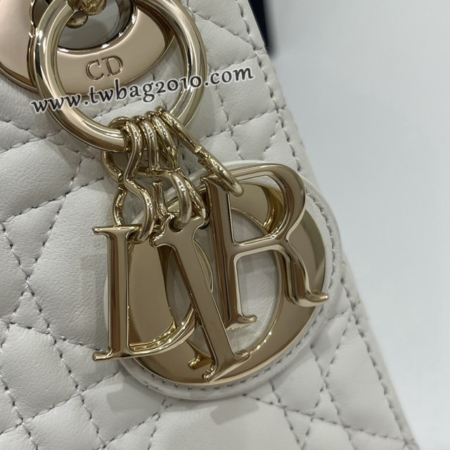 Dior专柜新款Lady女包迪奥高仿原单公主白金Classic Lady戴妃包三格手提女包 djfk1424